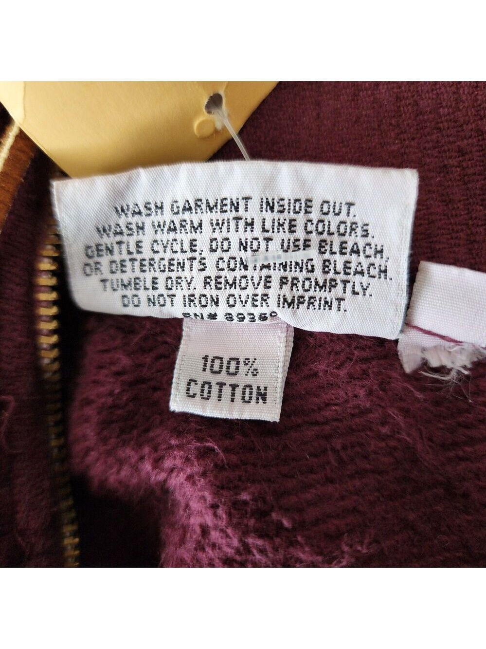 VTG By Taylor 90s Crested Butte Colorado Quarter Zip Pullover Deadstock NWT S/M - Picture 8 of 8